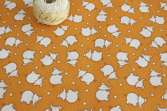 USPパッチワークぞうさん オレンジ